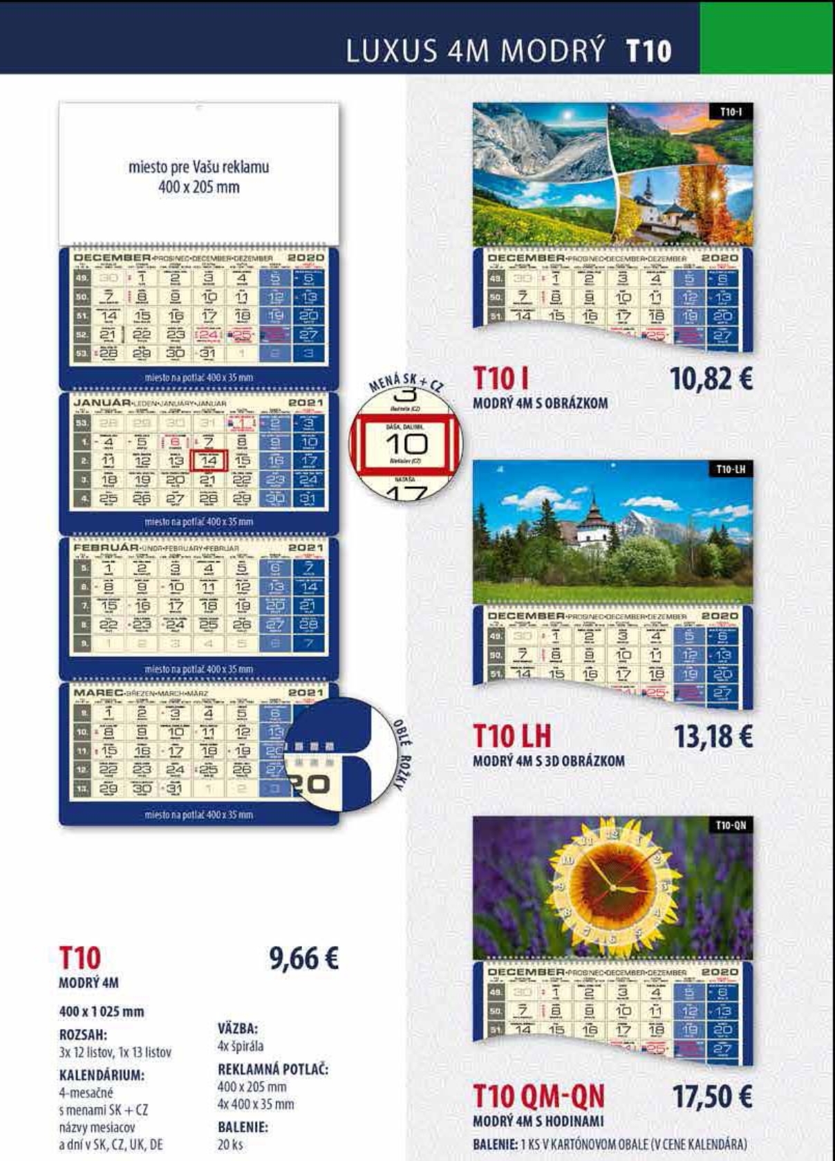 Viacmesačn&eacute; a pl&aacute;novacie kalend&aacute;re - 3 a viacmesačn&eacute; kalend&aacute;re